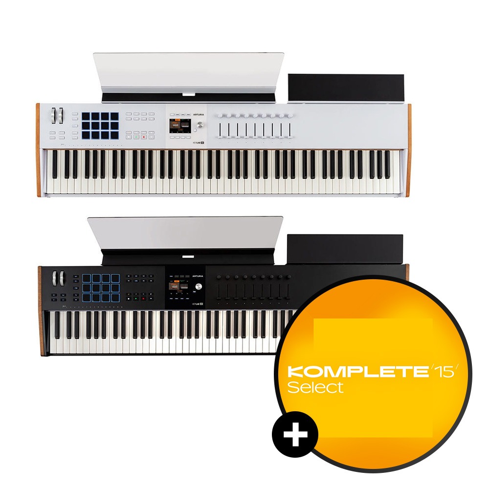 Arturia KeyLab 88 MK3 아투리아 해머 액션 건반 마스터 키보드, 미디 컨트롤러 색상 WHITE