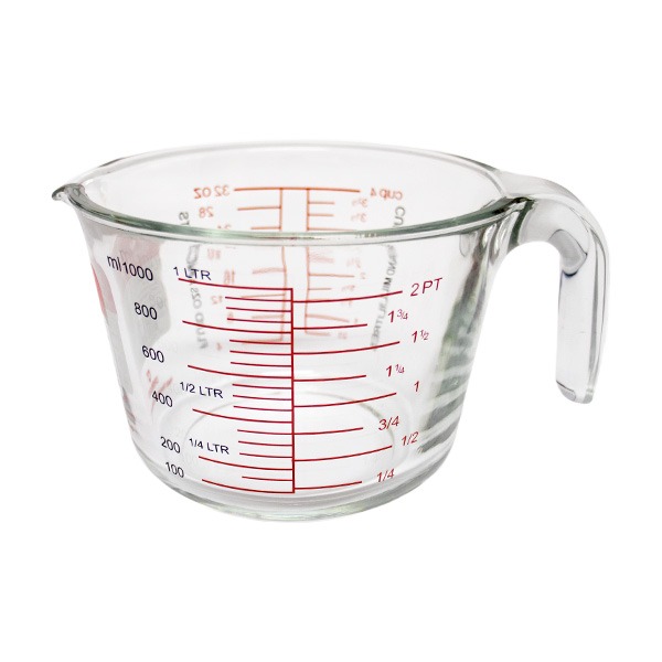 퓨어 내열 계량컵 250ml 외 이유식 베이킹 눈금컵 + 수세미 2P - 상세 이미지 4