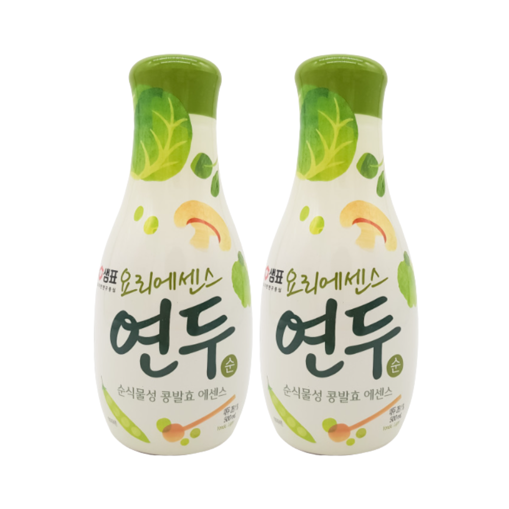 샘표 연두 순 요리에센스 500ml x2개 식물성 조미료 - 상품 이미지