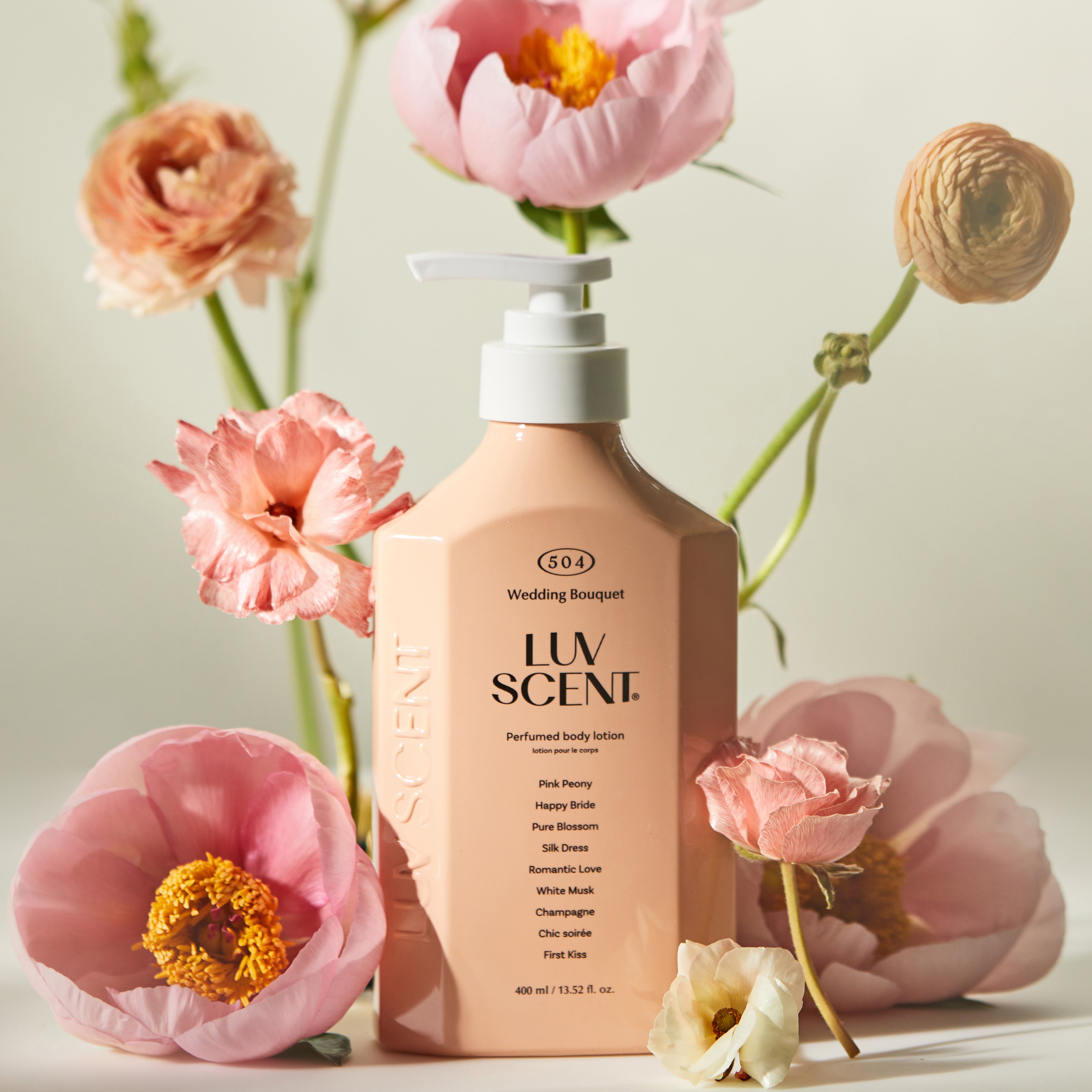 럽센트 퍼퓸 바디로션 400ml 웨딩 부케 피오니 - 상품 이미지