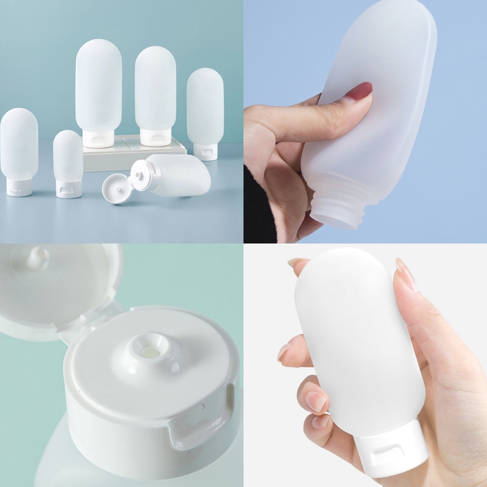 100ml 여행용 휴대용 샴푸통 공병 용기 수영장 로션 샴푸 린스 덜어쓰는 - 상품 이미지