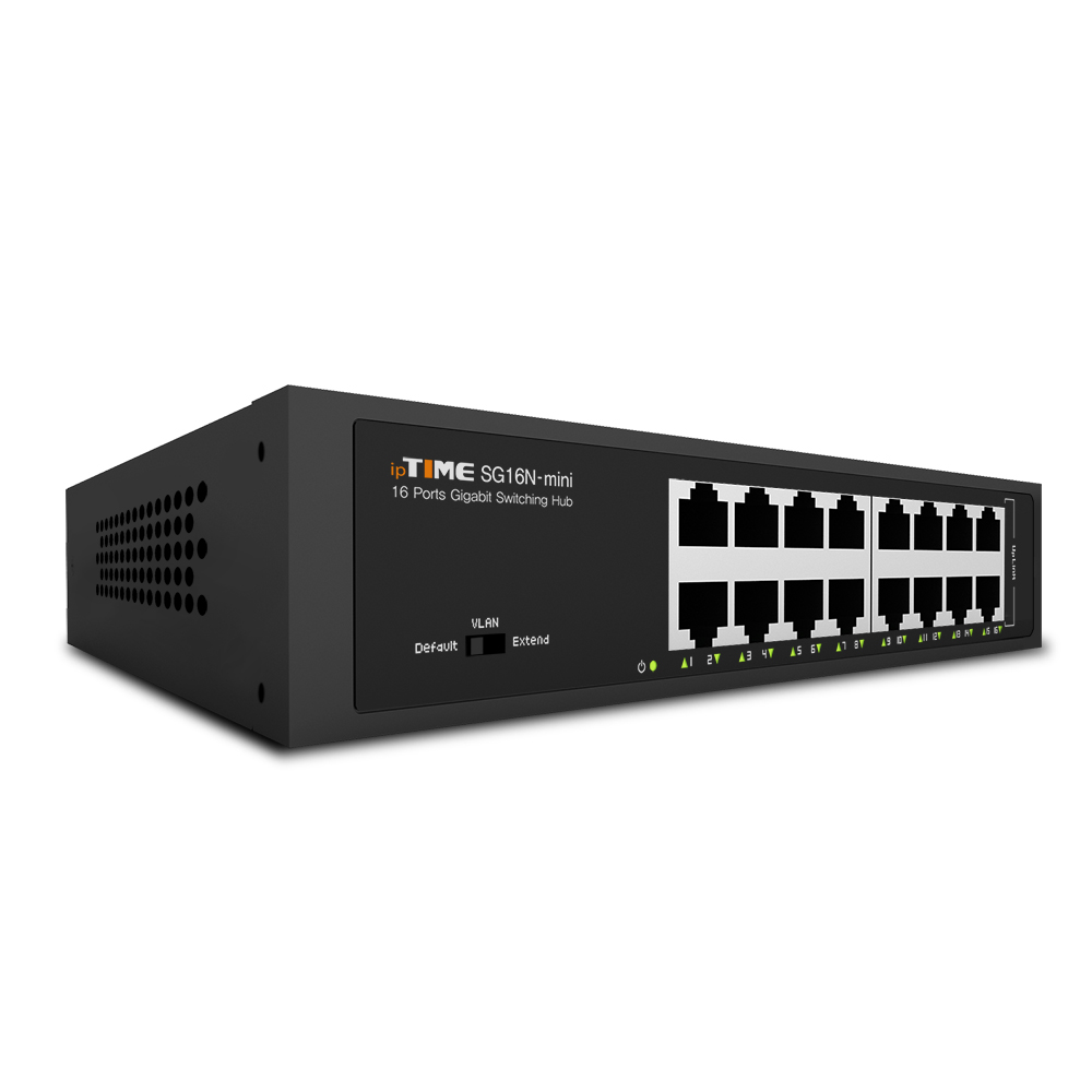 ipTIME SG16N-MINI 16포트 기가인터넷 스위칭허브 랜포트 사무실 네트워크 - 상세 이미지 5