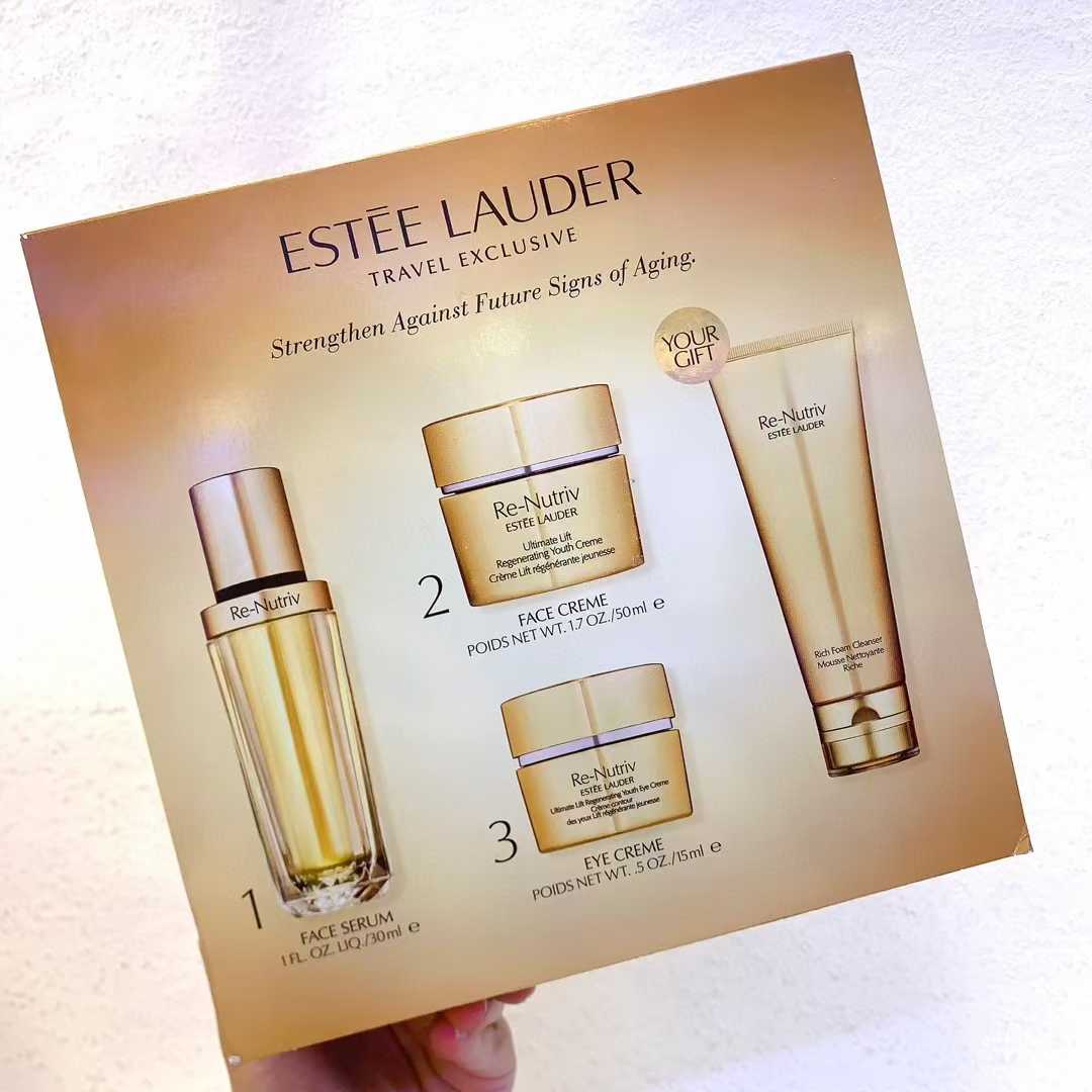 에스티로더 리뉴트리브 세럼 30ml+크림 50ml+아이크림 15ml+클렌저 125ml - 상품 이미지