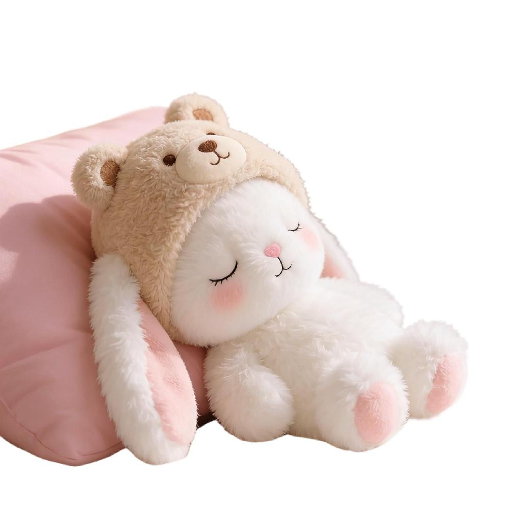 토끼 베개 인형 등받이 애착 인형 봉제 쿠션 - 상세 이미지 5