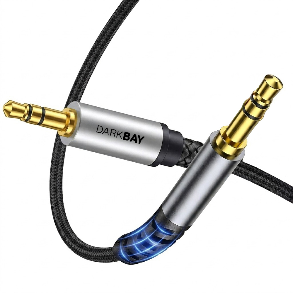 다크베이 3.5mm  스테레오 AUX 케이블 오디오선 2m - 상품 이미지