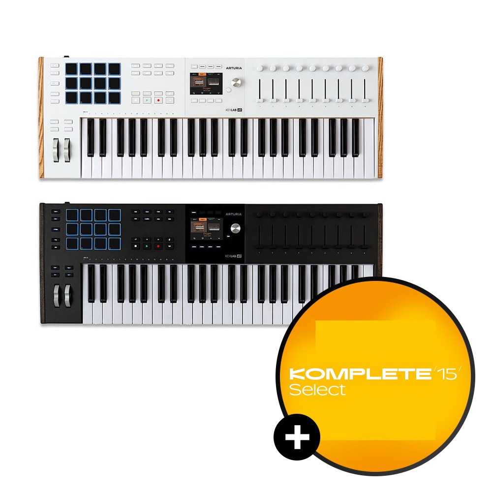 Arturia KeyLab 49 MK3 아투리아 고급형 마스터 키보드, 미디 컨트롤러 색상 WHITE