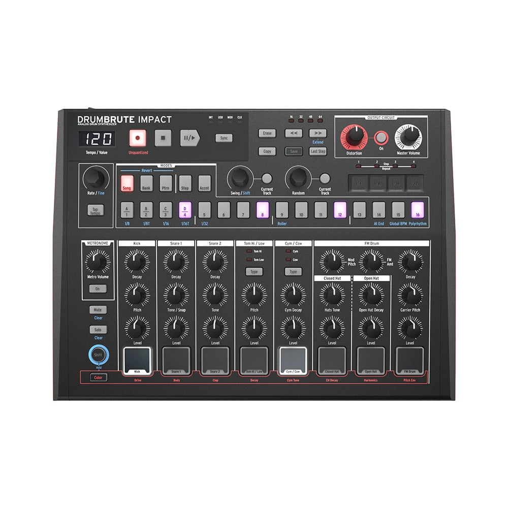 ARTURIA DrumBrute Impact 아투리아 아날로그 드럼머신
