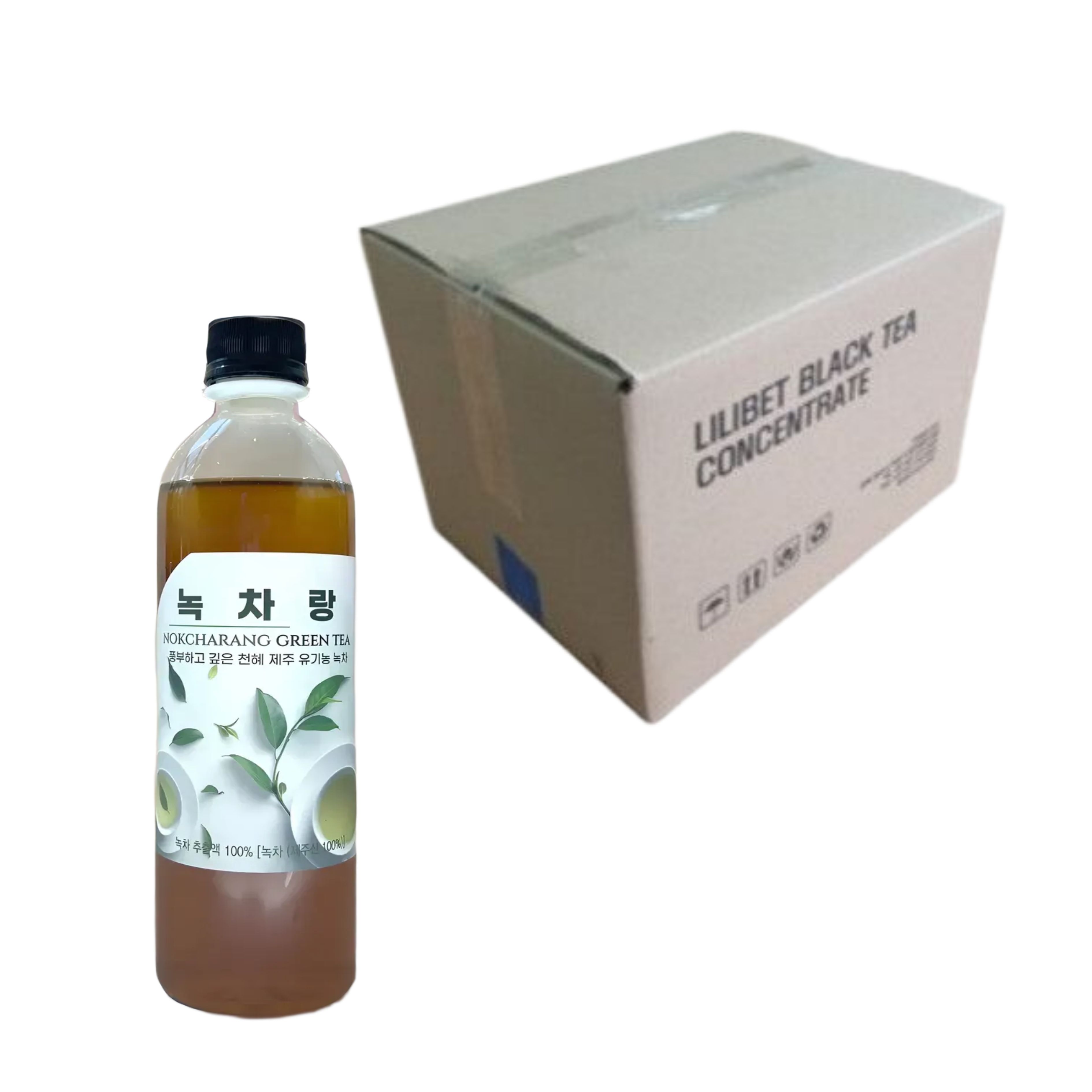 녹차랑 녹차 티베이스 액상 말차 원액 엑기스 450g 2개입 - 상품 이미지