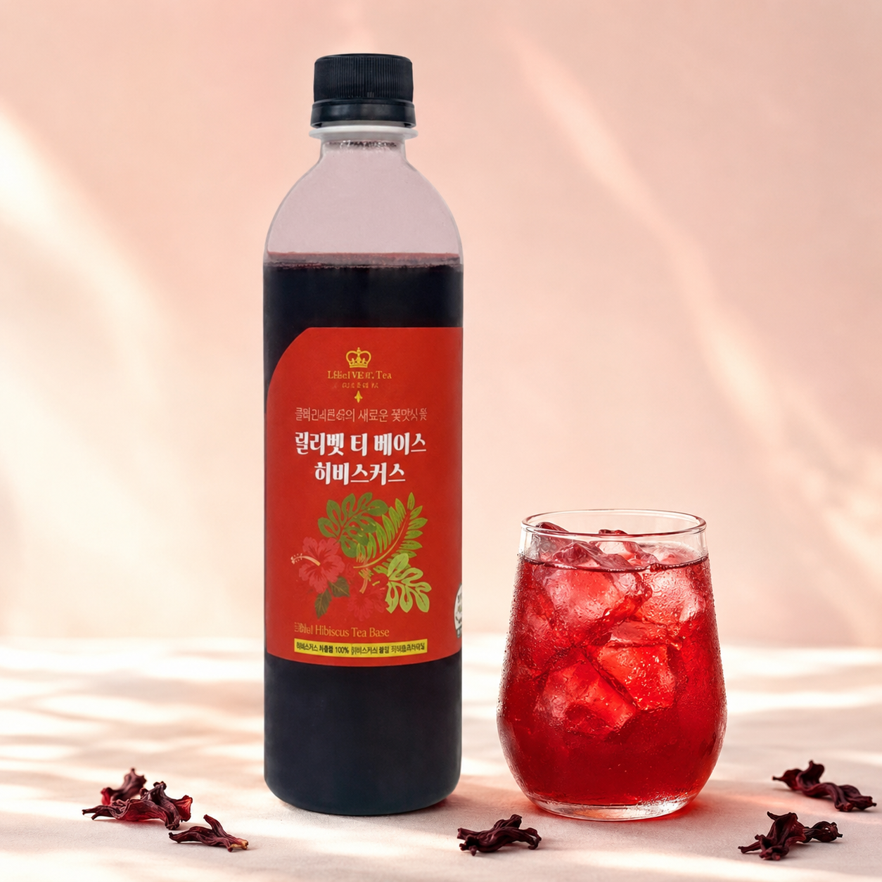 릴리벳 히비스커스 티베이스 원액 450g 대량구매 20병 - 상세 이미지 2