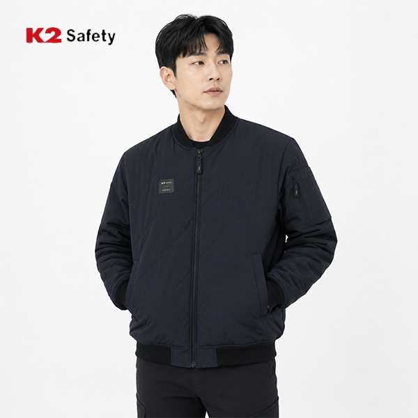 K2 세이프티 남자자켓 바람막이자켓 블루종 겨울 재킷 작업복 잠바 F105 - 상품 이미지