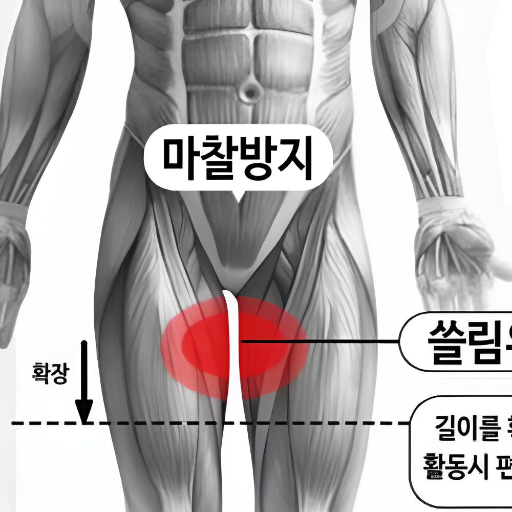 남성롱드로즈 드로우즈 사타구니쓸림방지 통풍잘되는팬티 - 상세 이미지 5