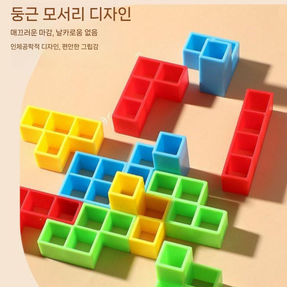 테트리스 그네 쌓기 균형 블록 장난감 퍼즐 보드게임 젠가 - 상세 이미지 4