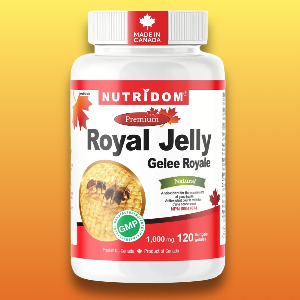 뉴트리돔 캐나다 로얄젤리 프리미엄 로얄제리 1000MG 120캡슐 소프트젤 N130 이미지 7