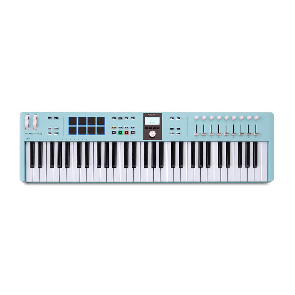 ARTURIA KeyLab Essential MK3 61 아투리아 에센셜 마스터 키보드 미디 컨트롤러 - aquamarine