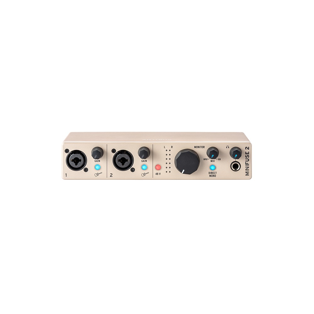 ARTURIA MiniFuse 2 아투리아 미니퓨즈2 오디오 인터페이스 샴페인(Champagne)