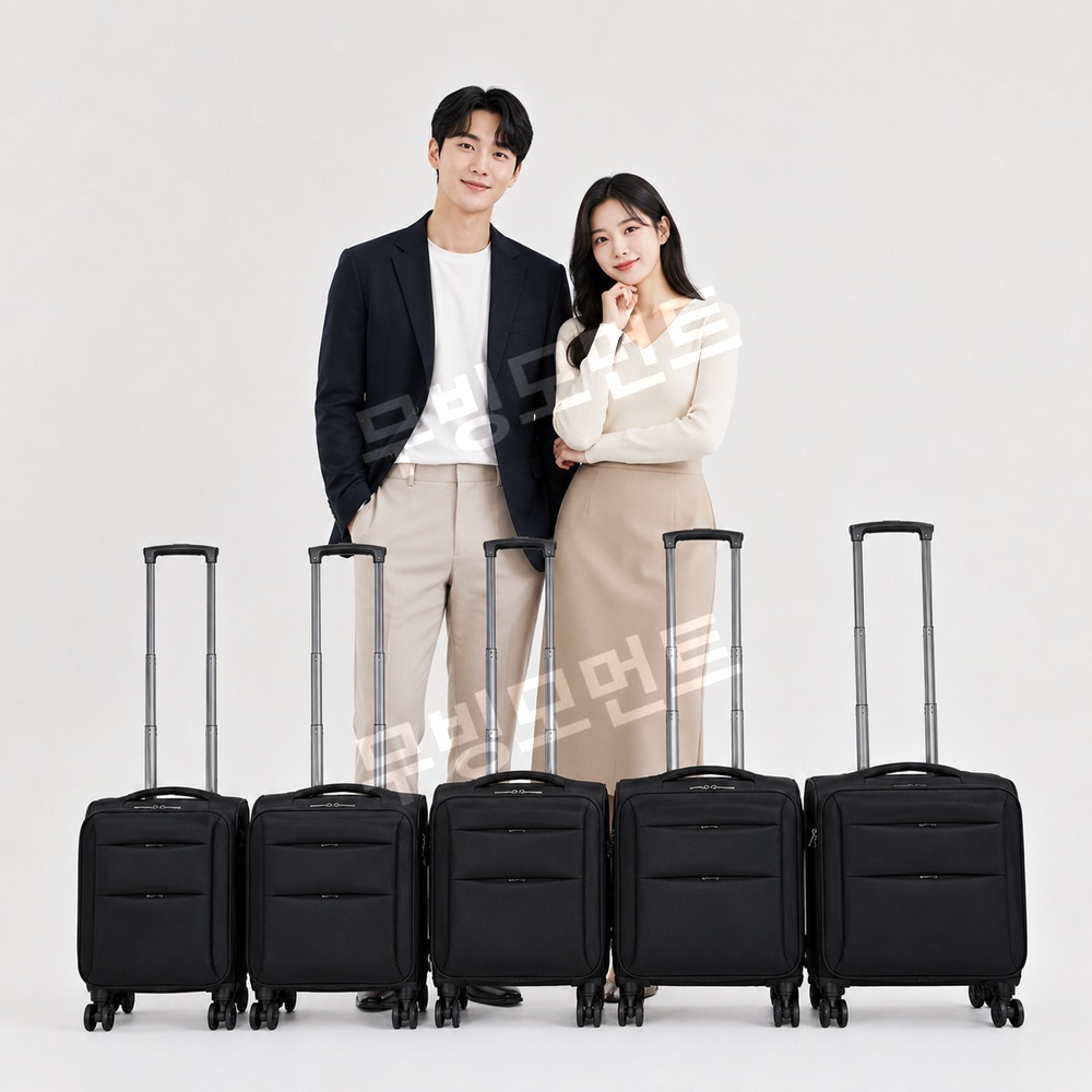 천 캐리어 12인치 20인치 기내용 소프트 승무원 여행가방 - 상품 이미지