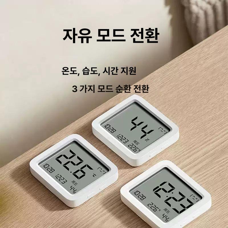 샤오미 블루투스 온습도계 실내용 스마트 디지털 고정밀 신생아용 온습도계 3세대 [예비 배터리 포함] - 상세 이미지 4