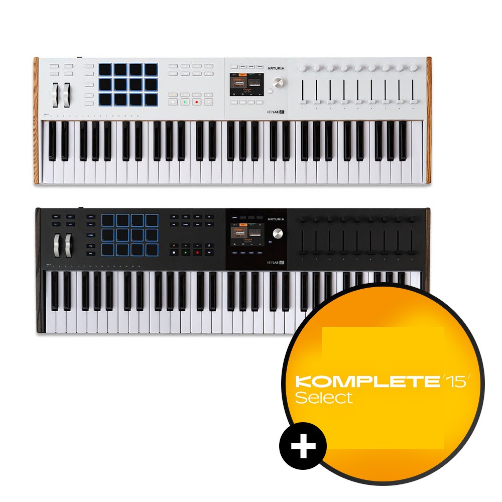 Arturia KeyLab 61 MK3 아투리아 고급형 마스터 키보드, 미디 컨트롤러 색상 WHITE