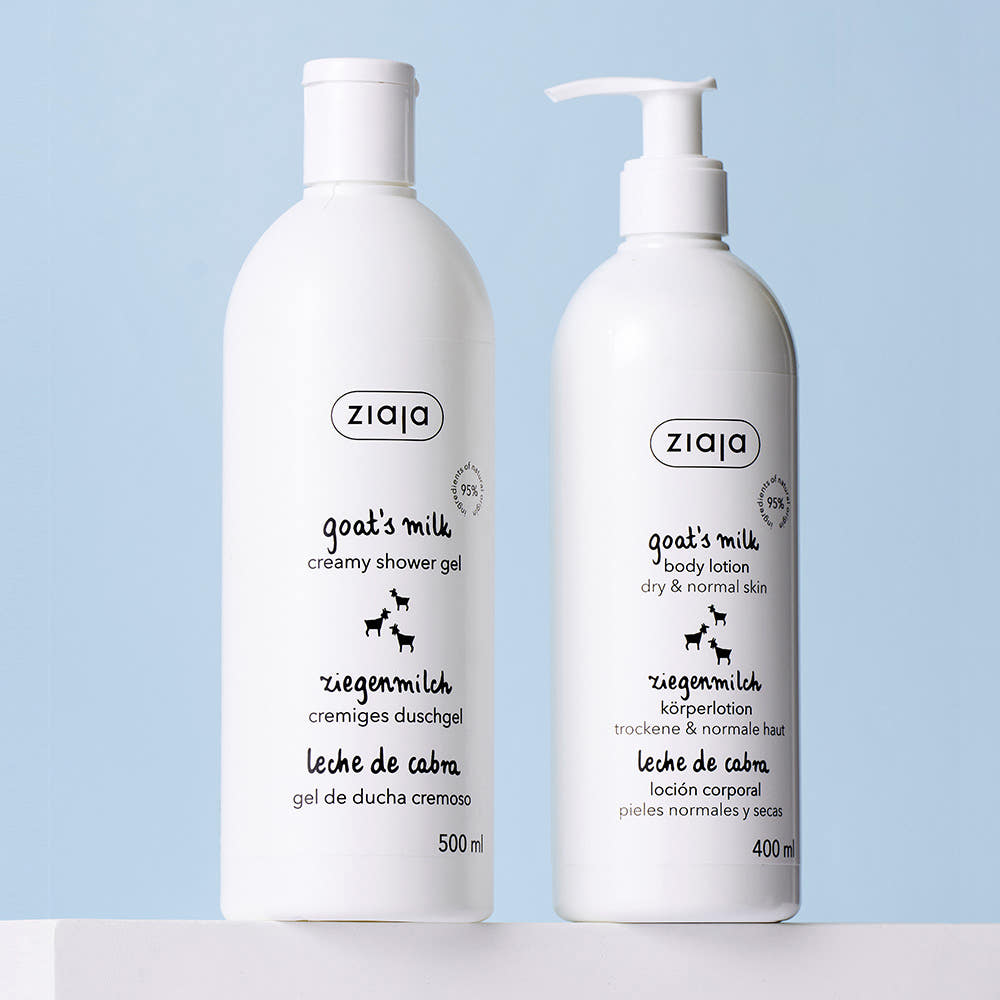 지아자 산양유 바디워시 500ml + 산양유 바디로션 400ml 세트 - 상품 이미지