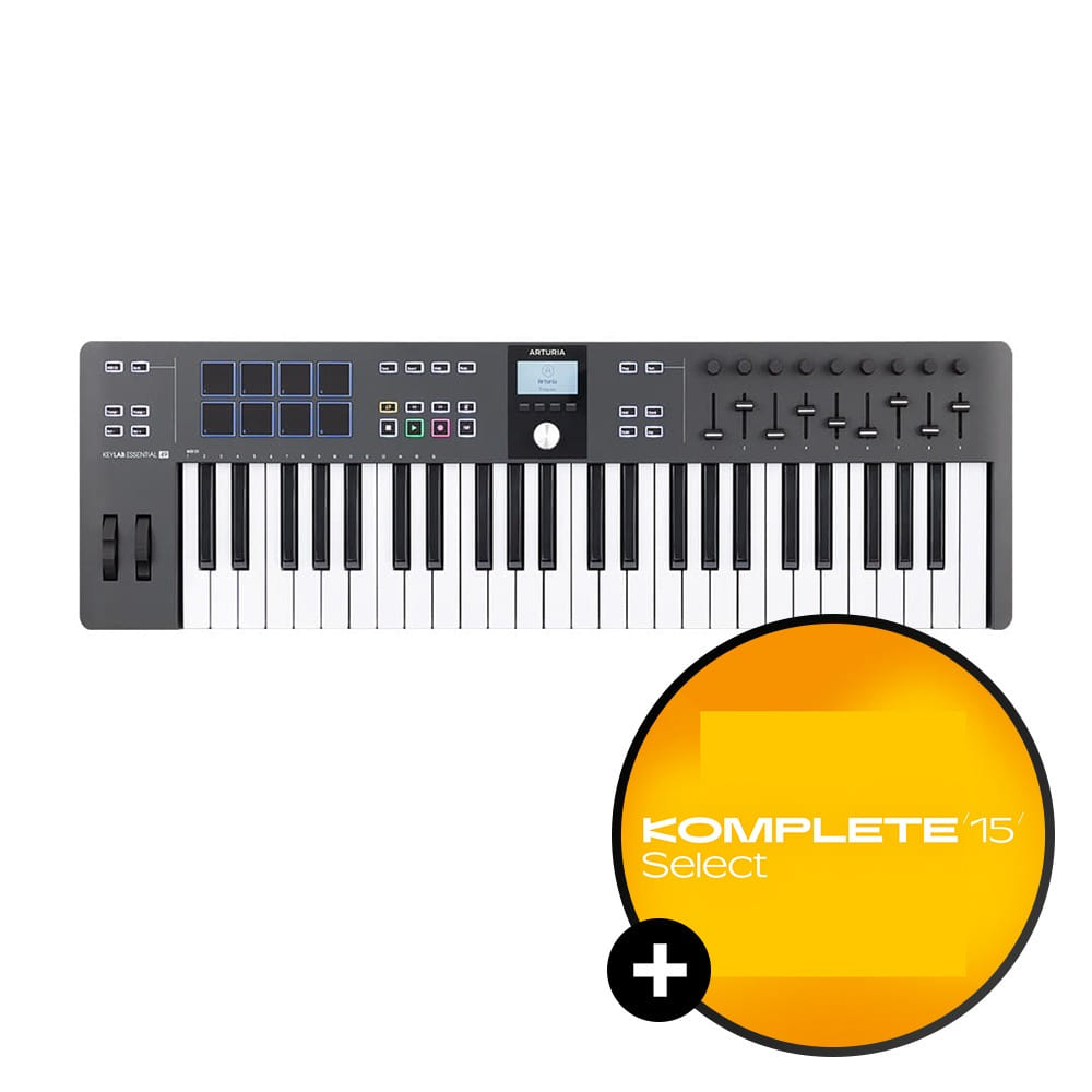 ARTURIA KeyLab Essential MK3 49 아투리아 에센셜 마스터 키보드 미디 컨트롤러 - Black