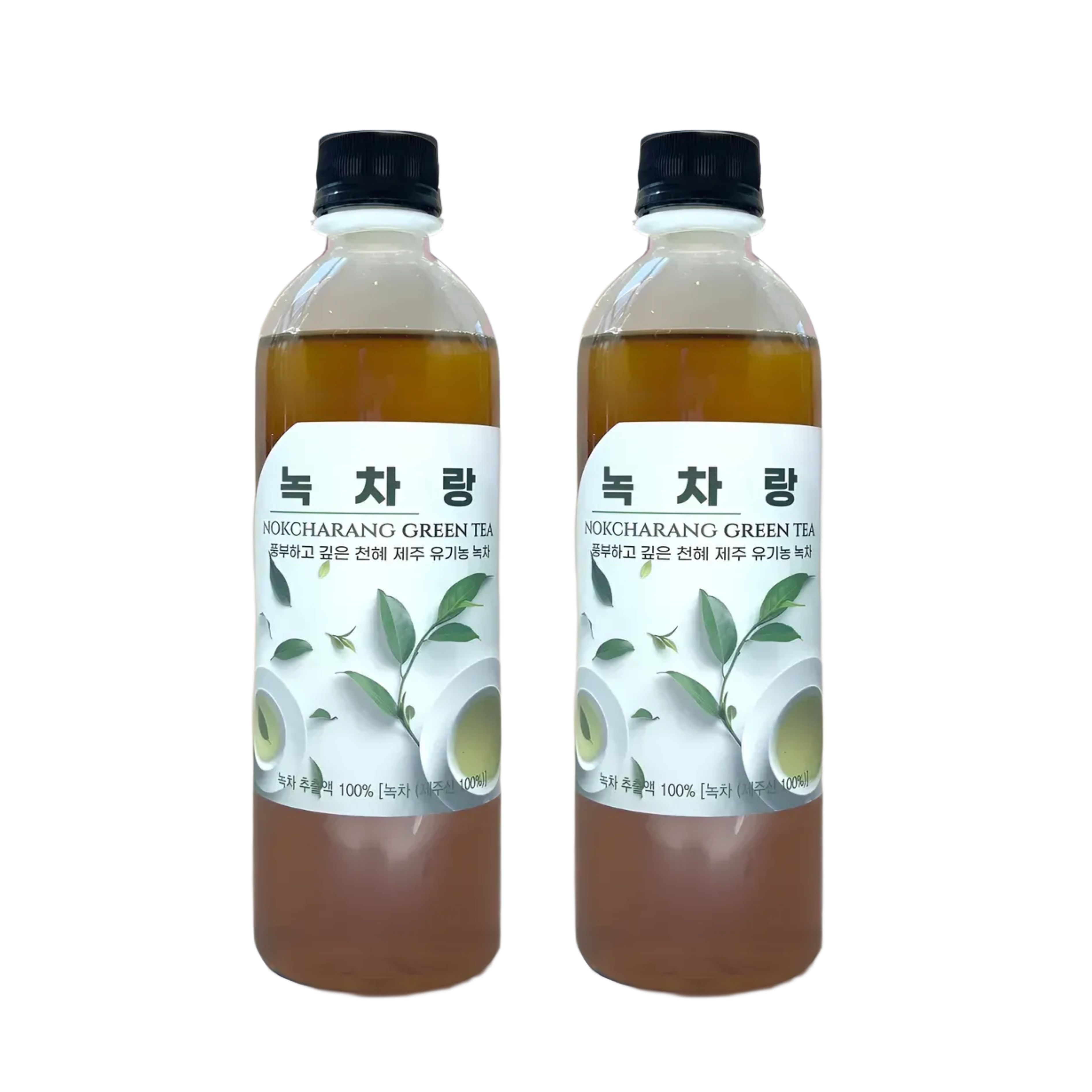 녹차랑 녹차 티베이스 액상 말차 원액 엑기스 450g 2개입 - 상품 이미지