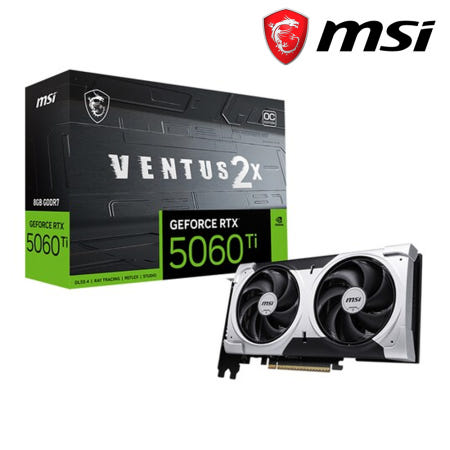 MSI 지포스 RTX 5060 Ti 벤투스 2X OC 플러스 D7 8GB 그래픽카드 VGA