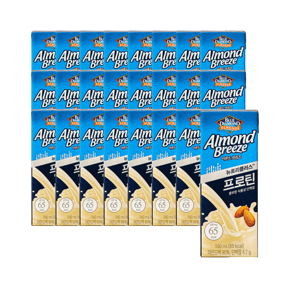 아몬드브리즈 뉴트리플러스 프로틴 190ml x24팩 아몬드두유 - 상품 이미지