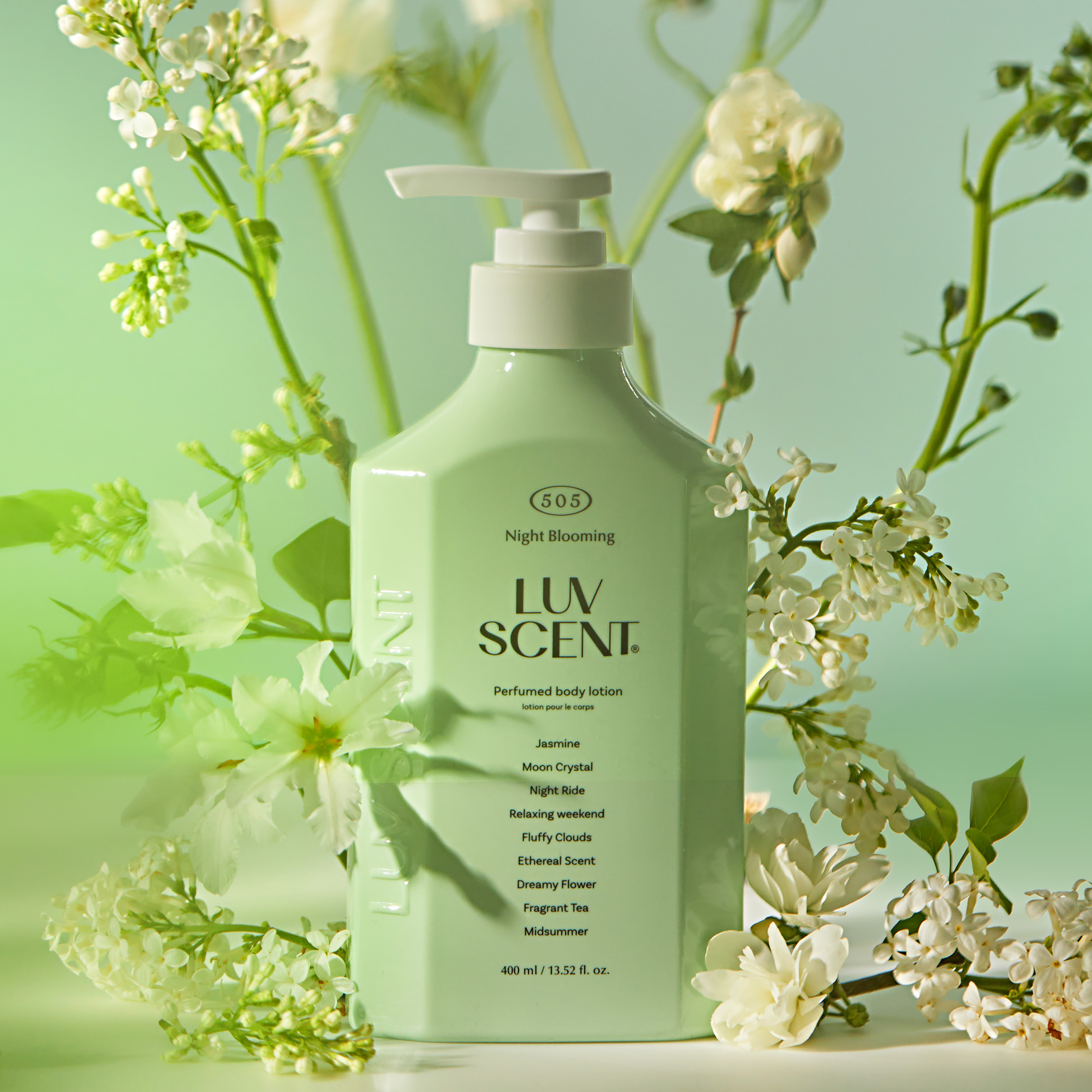 럽센트 퍼퓸 바디로션 400ml 나이트 블루밍 자스민 - 상품 이미지