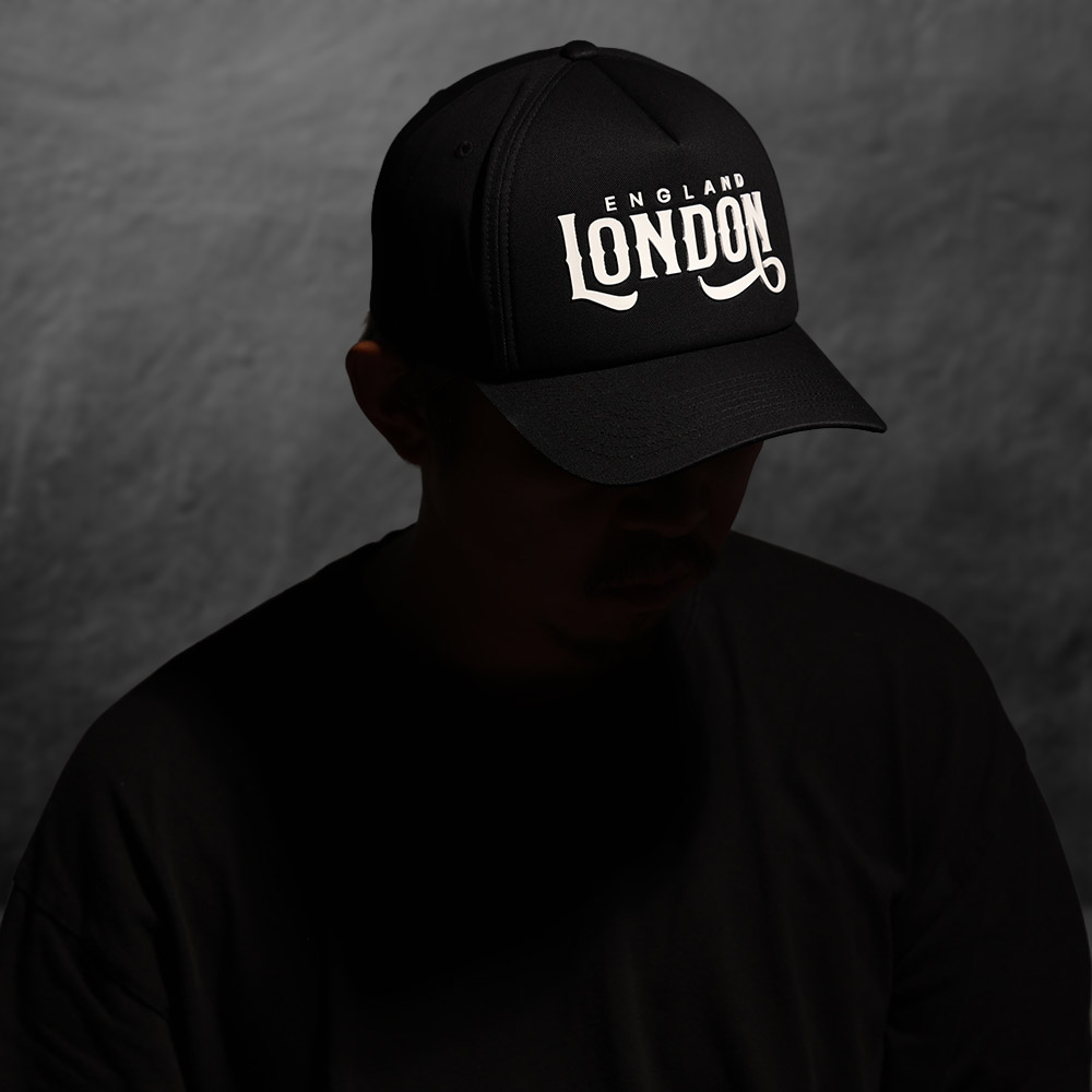 UNFACT 런던 오버핏 볼캡 블랙 이미지 8