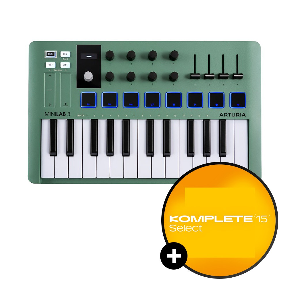 ARTURIA MiniLab MK3 아투리아 미니랩3 포터블 미니 마스터 키보드 미디 컨트롤러 - 한정판 'Mint Edition'