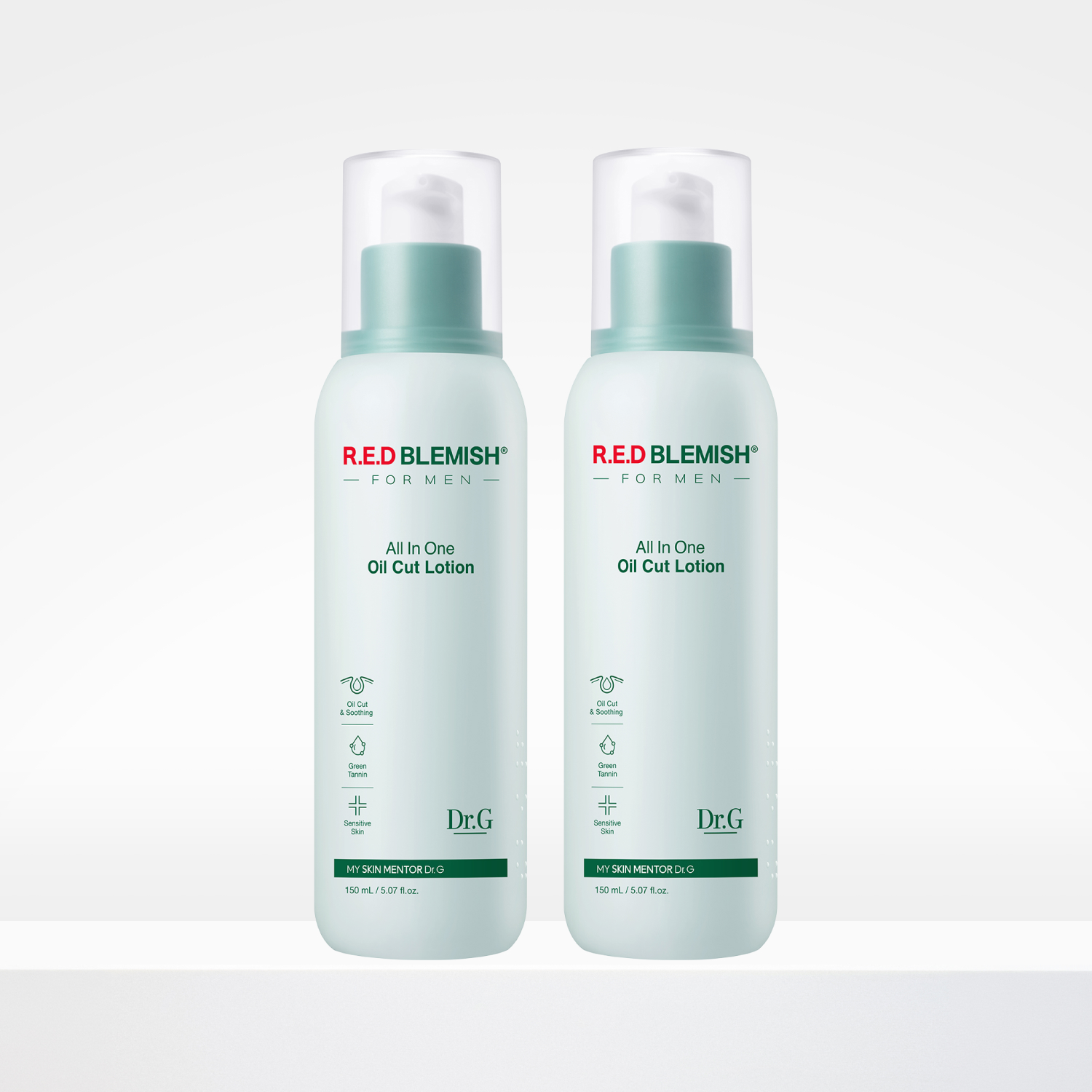 [1+1] 닥터지 레드 블레미쉬 포 맨 올인원 오일 컷 로션 150mL - 상품 이미지