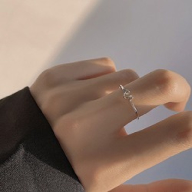 종이학 큐빅 반지 오픈링 커플 우정 반지 쥬얼리 악세사리 애끼 엄지 링 반지 커플링 우정링 이미지 8
