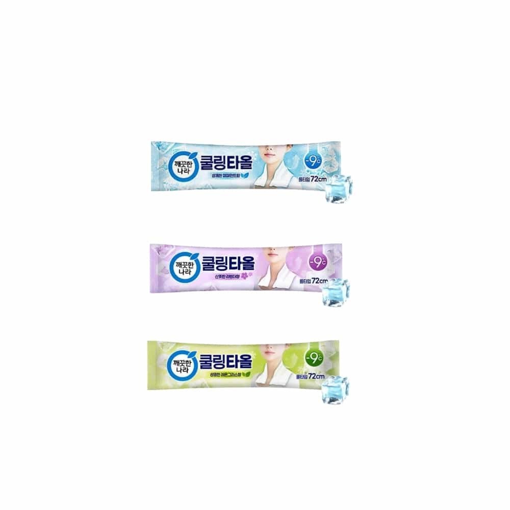 일회용 습식 쿨타올 러닝 등산 넥쿨링 목냉찜질 운동 땀수건 - 상품 이미지
