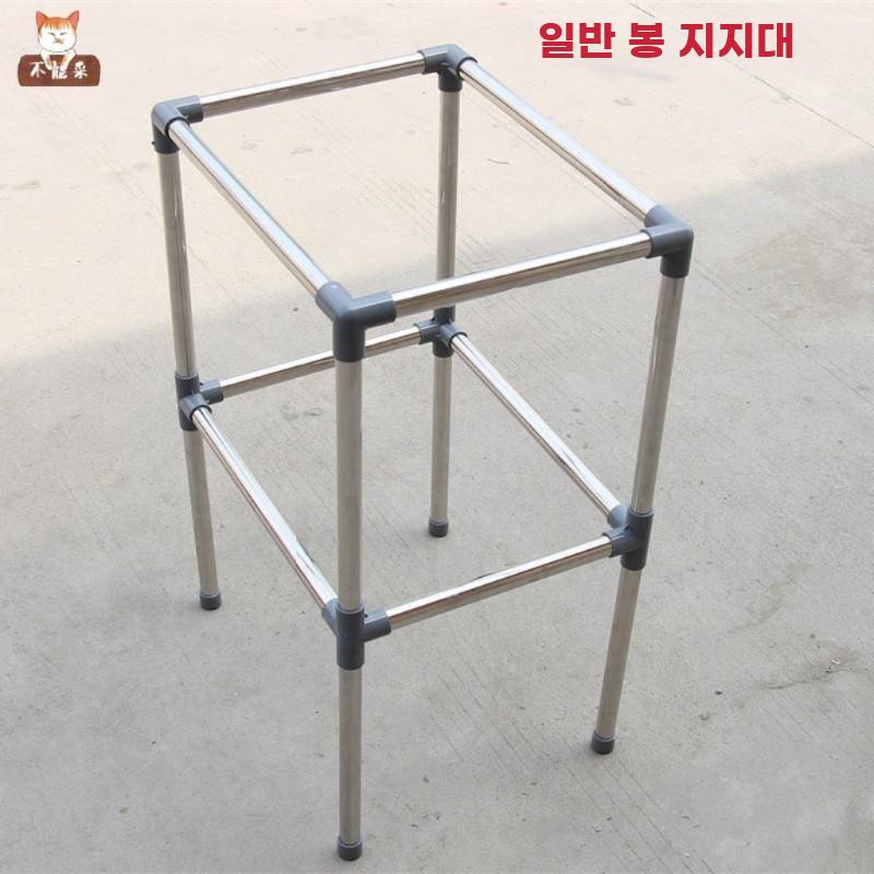 간이 세면대 싱크대 개수대 세면기 스탠드 소형 스테인레스 42x36cm 이미지 6