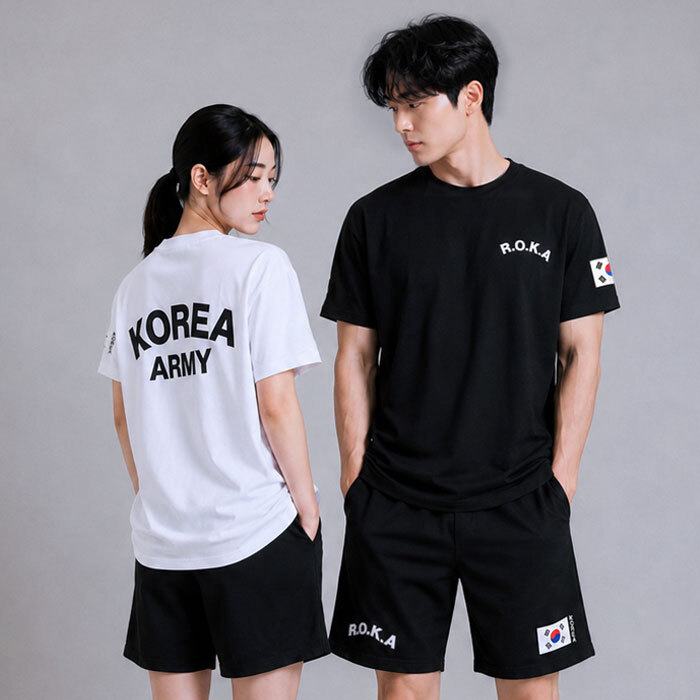 로카티 ROKA 반팔 티셔츠 반바지 군인 군대 로카 시원한 반티 에어쿨 여름 - 상세 이미지 2
