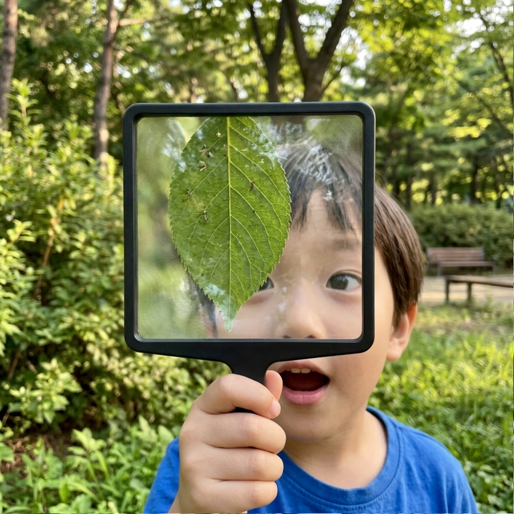 대형 사각 돋보기 고배율 확대경 휴대용돋보기 - 상품 이미지