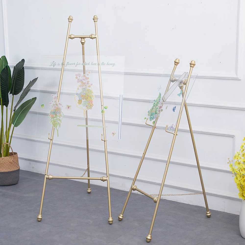 전시용이젤 인테리어 대형 캔버스 입간판 스케치 유화 화이트51x120CM - 상품 이미지