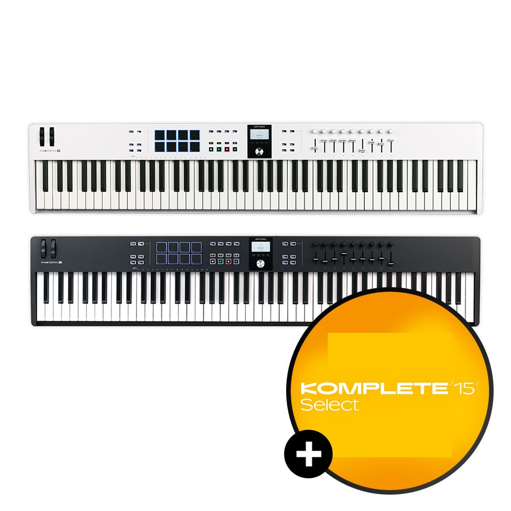 ARTURIA KeyLab Essential MK3 88 아투리아 에센셜 마스터 키보드 미디 컨트롤러 색상 WHITE