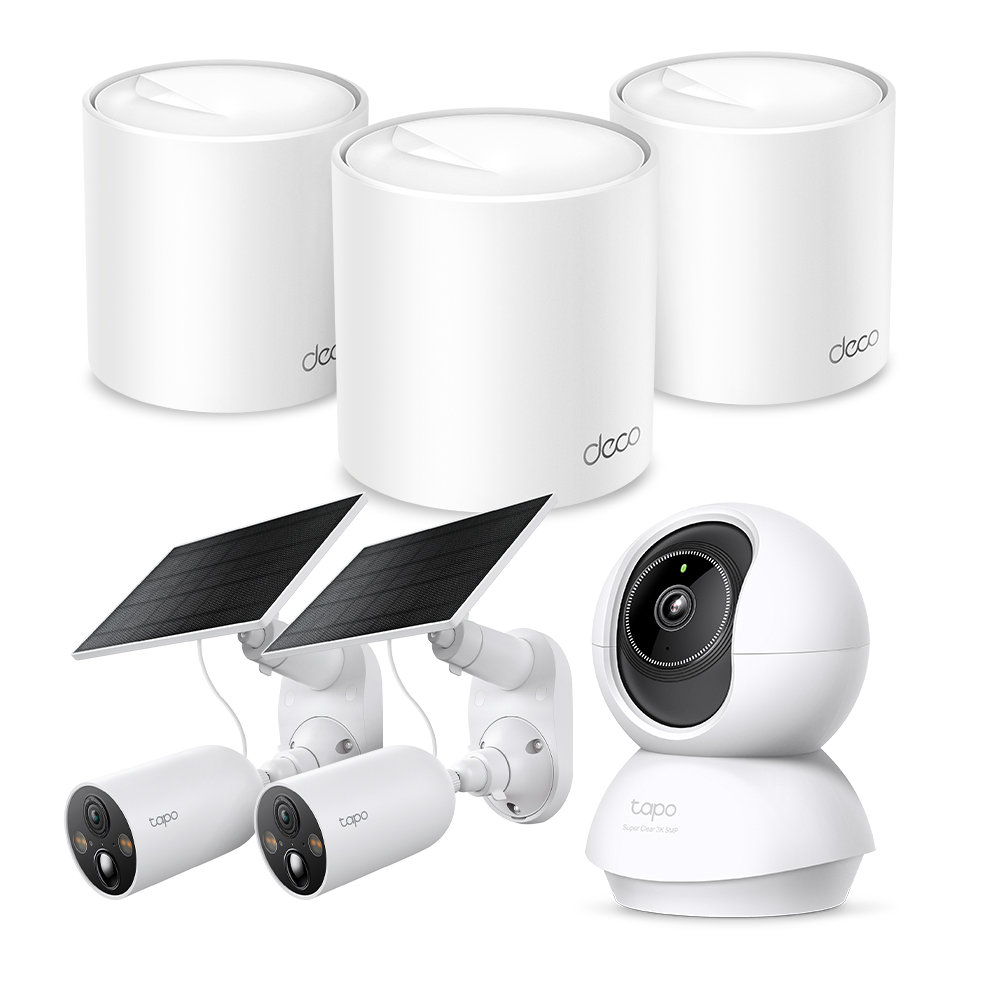 Mesh와이파이 실내외 CCTV 토탈보안 솔루션 Set Deco X50 + Tapo C230 + Tapo C425 KIT - 상세 이미지 2