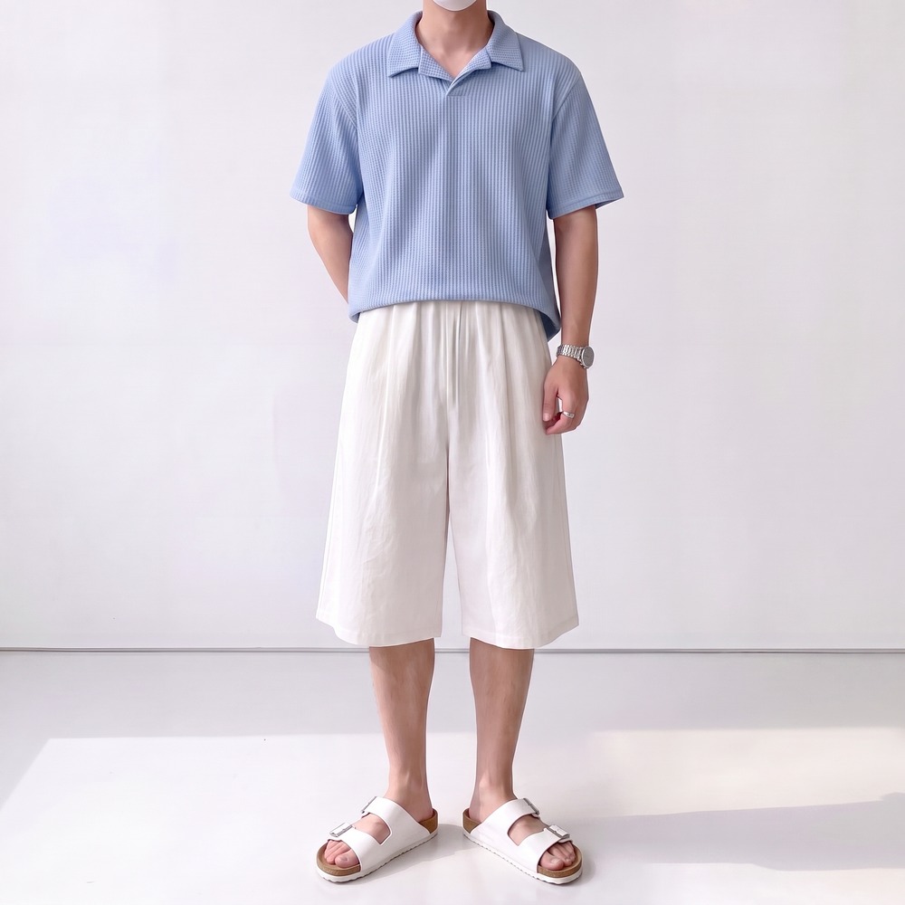 남자린넨반바지 남자벌룬팬츠 - 상세 이미지 4