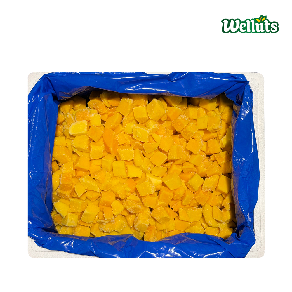 웰루츠 페루산 주스용 냉동 애플망고 다이스 벌크 10kg - 상품 이미지