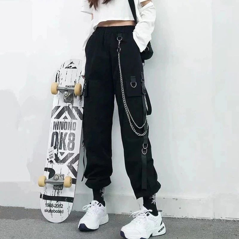 밀리터리 카고 팬츠 조거 바지 방송댄스복 줌바댄스 아이돌코디 무대의상 댄서 스트리트룩 - 상세 이미지 5