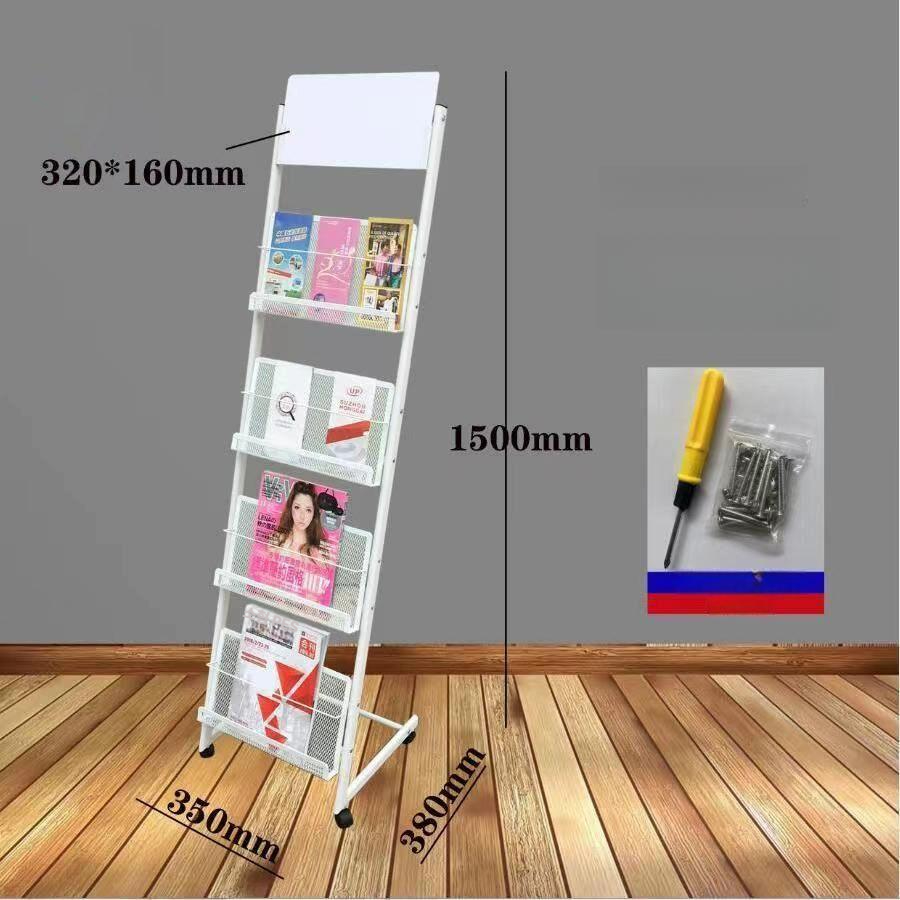 브로슈어 거치대 철제 팜플렛 진열대 홍보물 엽서 꽂이 잡지 전단지 매장 인테리어 서류 오피스 정리 - 상세 이미지 2