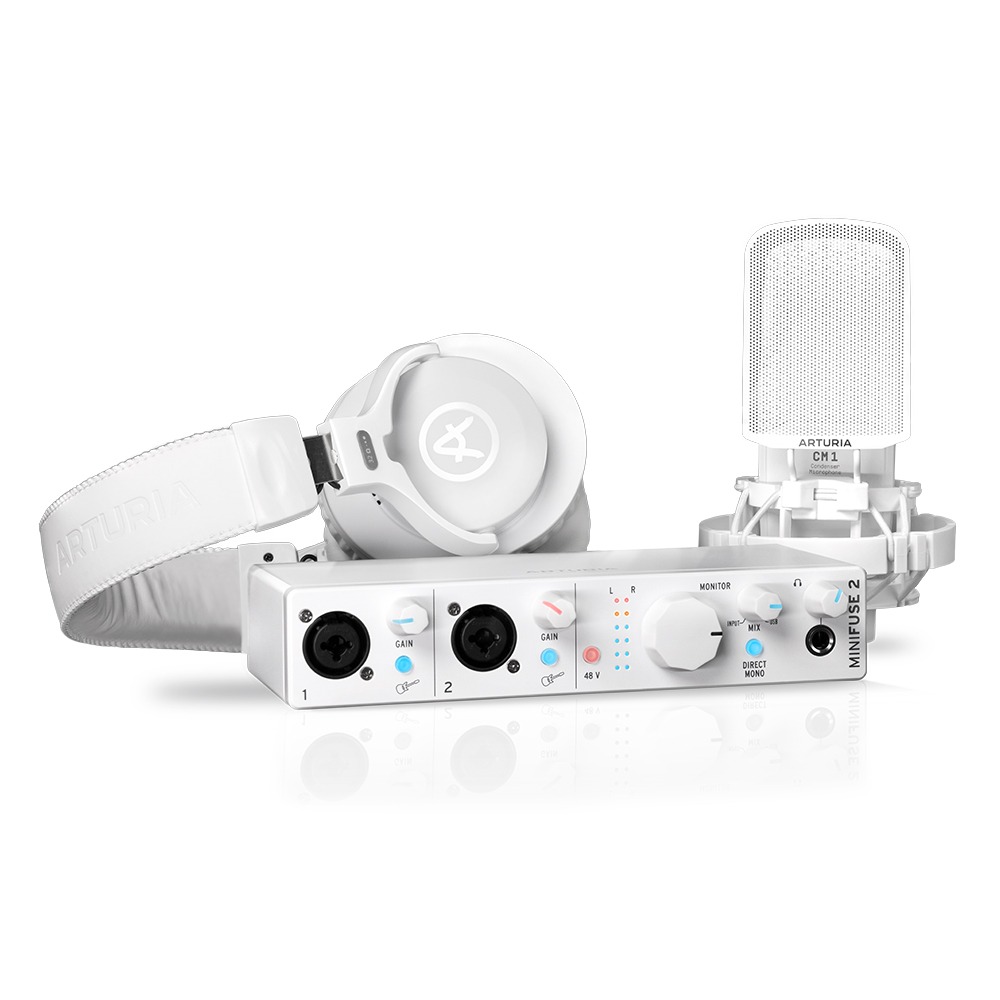 ARTURIA MiniFuse Recording Pack 아투리아 미니퓨즈 올인원 레코딩 팩 - White