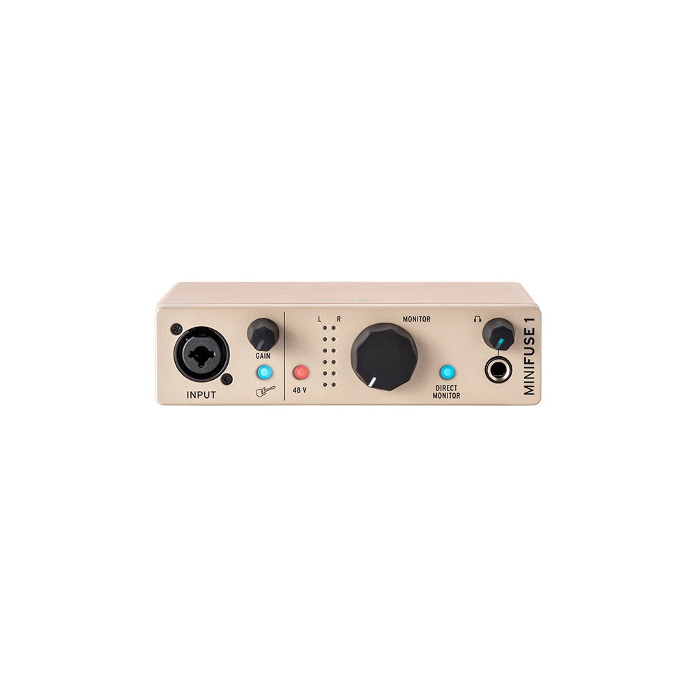ARTURIA MiniFuse 1 아투리아 미니퓨즈1 오디오 인터페이스 샴페인(Champagne)