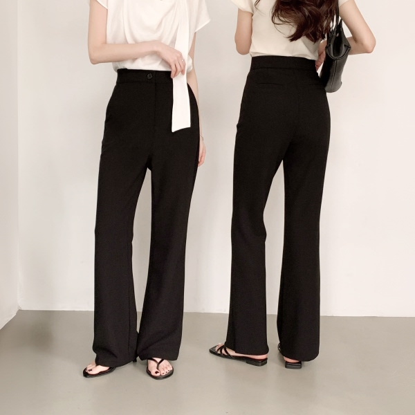 2-Length Span Bootcut Slacks ps5942