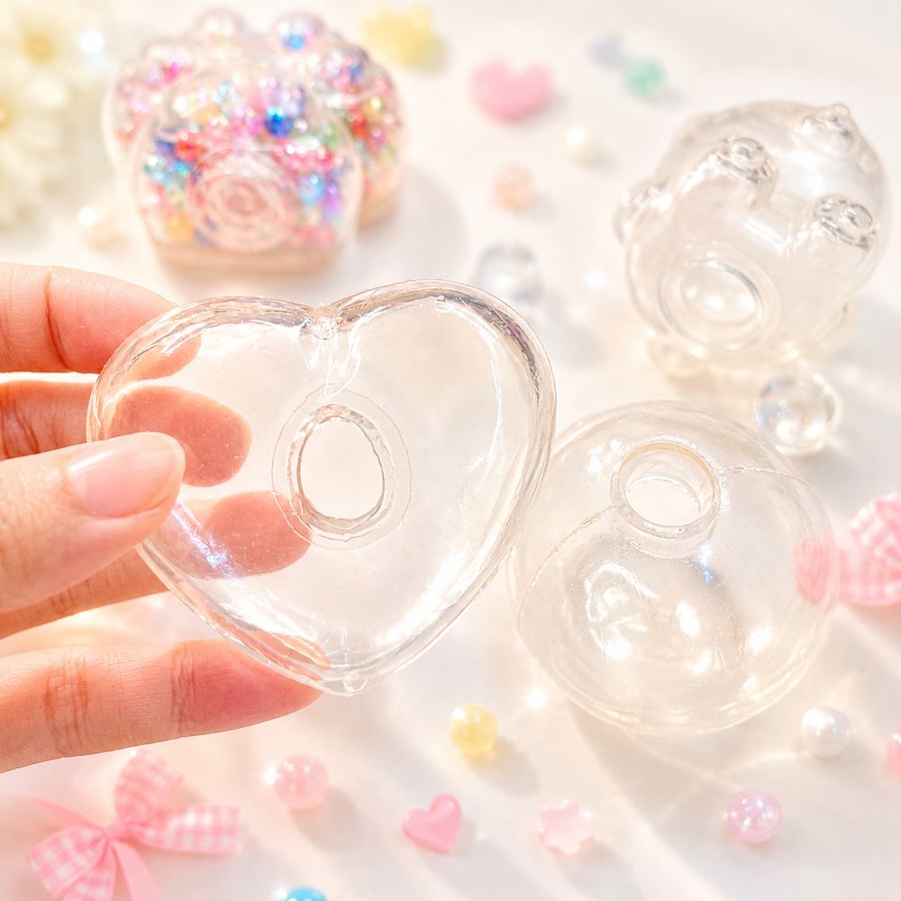 말랑이 고무공 껍질 껍데기 스퀴시 슬랑이 만들기 DIY 키트 슬라임 크런치 부자재 - 상세 이미지 2