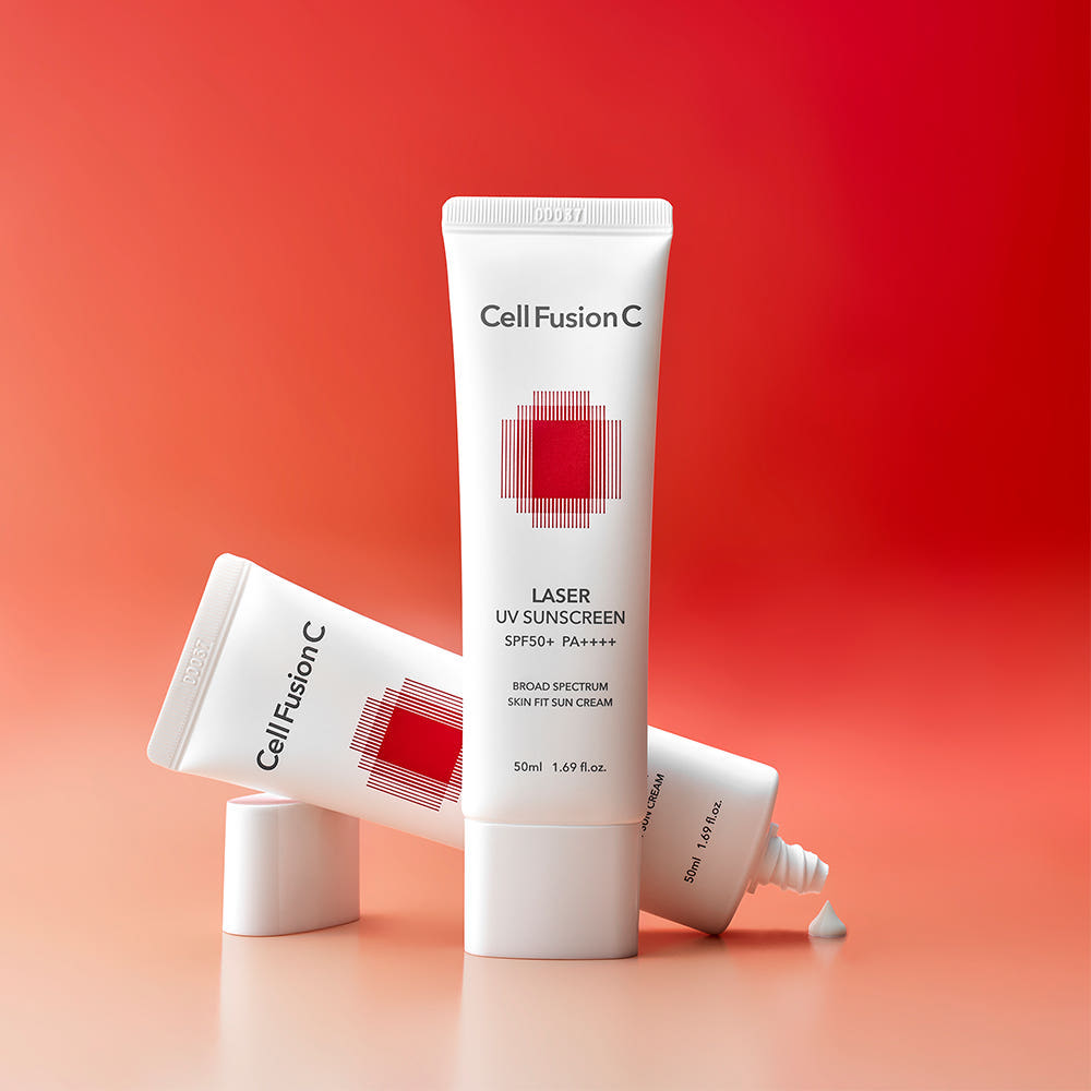 셀퓨전씨 레이저 UV 썬 스크린 50ml+50ml SPF50+ PA++++ / 데일리 저자극 더마 선크림
