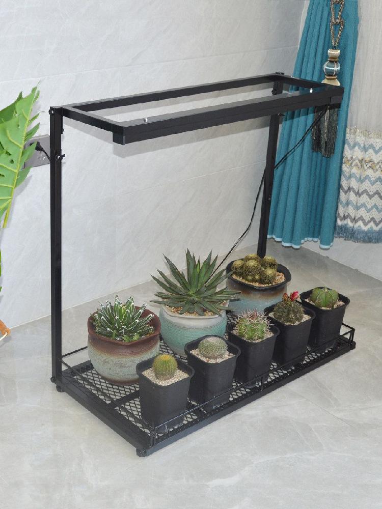 식물등 선반 스탠드 실내 홀더 거치대 다육이 화분 재배 길이60x너비40x높이70-100CM - 상세 이미지 2