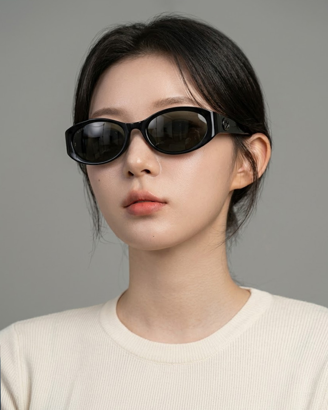 [N도착보장]구찌 GG2149SK 001 블랙 명품 럭셔리 뿔테 오벌 뿔테 여성 선글라스 - 상세 이미지 2